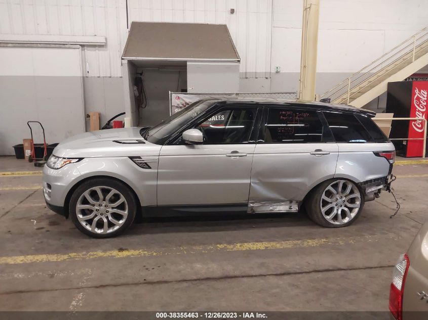 2017 LAND ROVER RANGE ROVER SPORT HSE - SALWR2FK5HA126163