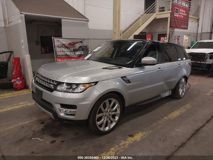 2017 LAND ROVER RANGE ROVER SPORT HSE - SALWR2FK5HA126163