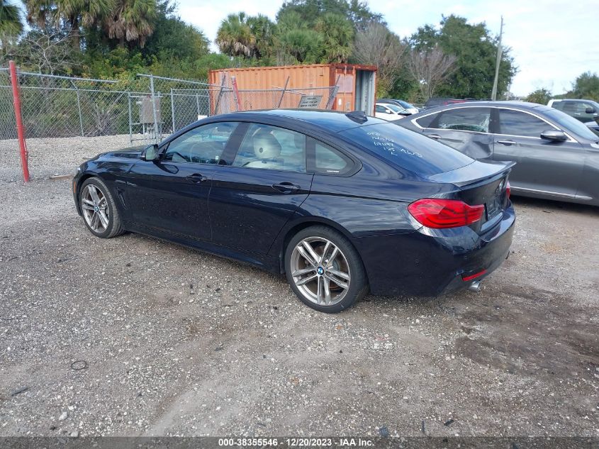 2018 BMW 440I GRAN COUPE XDRIVE WBA4J7C52JBH14328