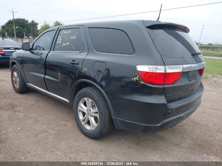 2013 DODGE DURANGO SXT - 1C4RDHAG4DC571808