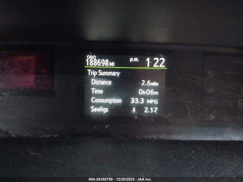 2017 TOYOTA PRIUS C - JTDKDTB36H1593083