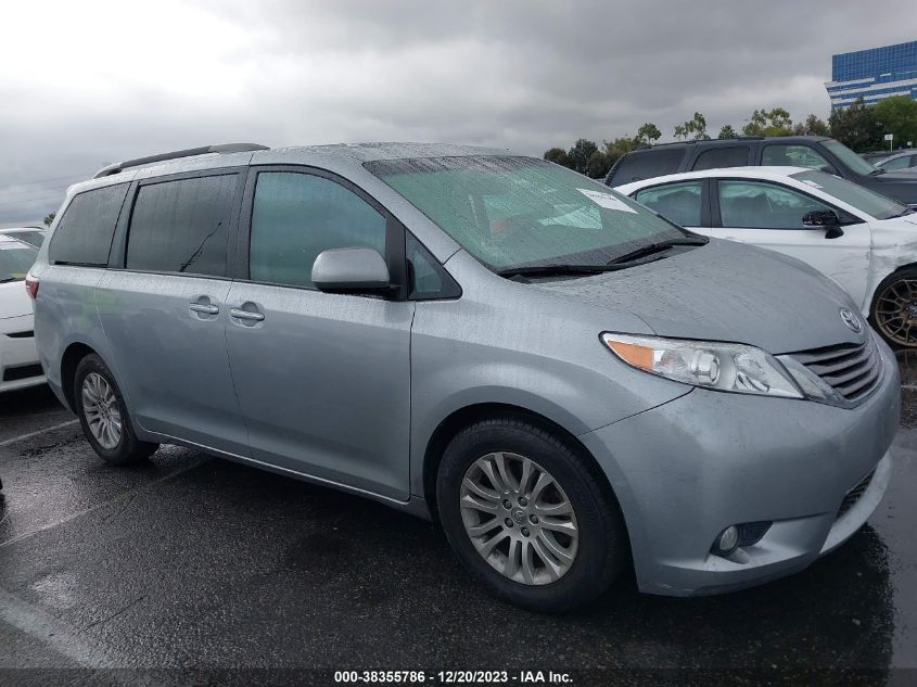 2016 TOYOTA SIENNA XLE/LIMITED - 5TDYK3DC4GS693505