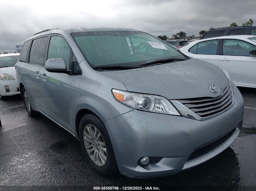 2016 TOYOTA SIENNA XLE/LIMITED - 5TDYK3DC4GS693505
