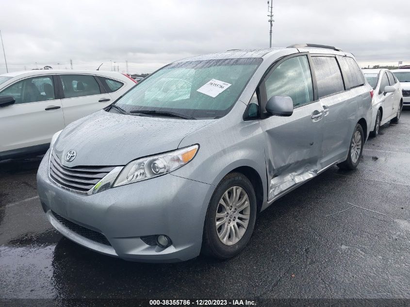 2016 TOYOTA SIENNA XLE/LIMITED - 5TDYK3DC4GS693505