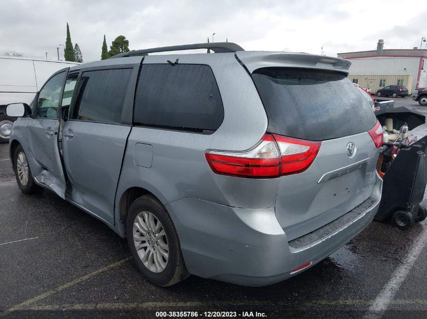 2016 TOYOTA SIENNA XLE/LIMITED - 5TDYK3DC4GS693505