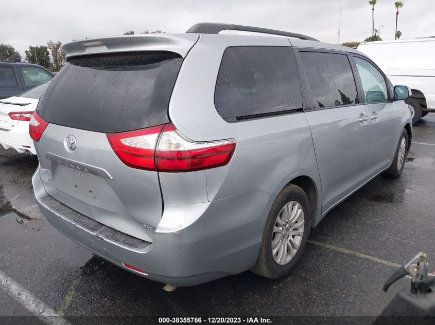 2016 TOYOTA SIENNA XLE/LIMITED - 5TDYK3DC4GS693505