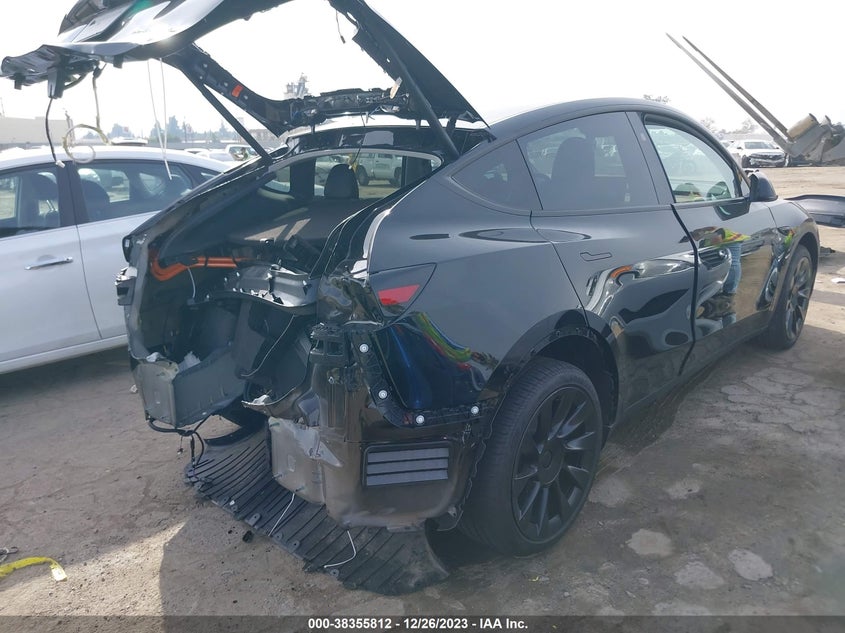 VIN 7SAYGDEE1PF873975 2023 TESLA MODEL Y AWD/LONG RANGE DUAL MOTOR ALL-WHEEL DRIVE