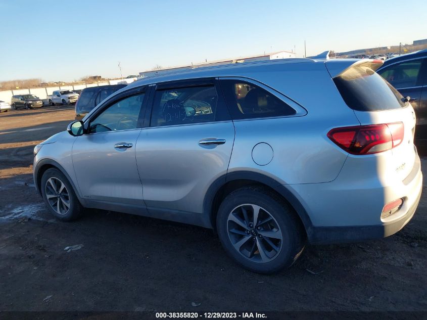 2019 KIA SORENTO 3.3L EX - 5XYPHDA56KG507491