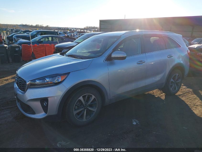 2019 KIA SORENTO 3.3L EX - 5XYPHDA56KG507491