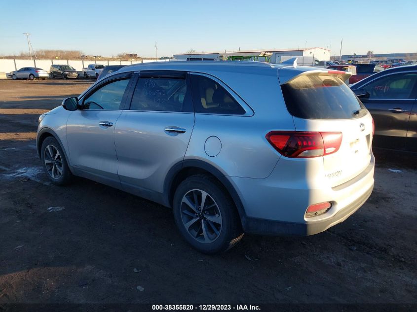 2019 KIA SORENTO 3.3L EX - 5XYPHDA56KG507491