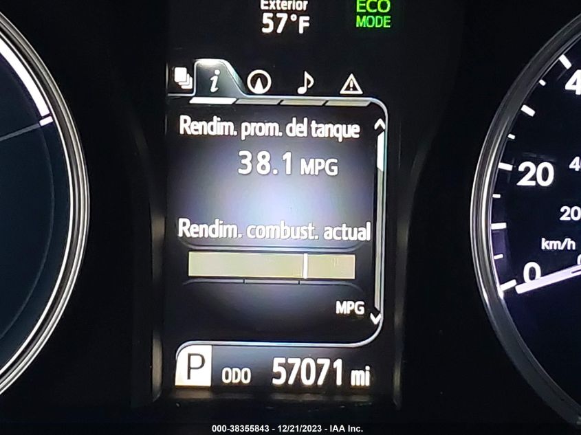2015 TOYOTA CAMRY HYBRID HYBRID/LE/XLE/SE - 4T1BD1FK4FU148936