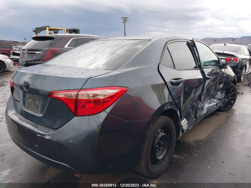VIN 2T1BURHE3JC099714 2018 TOYOTA COROLLA LE