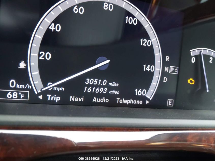 2013 MERCEDES-BENZ S 550 WDDNG7DB6DA505486