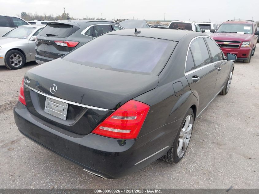 2013 MERCEDES-BENZ S 550 WDDNG7DB6DA505486