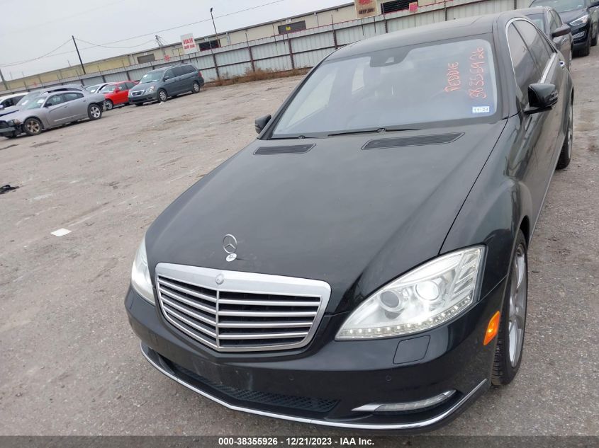 2013 MERCEDES-BENZ S 550 WDDNG7DB6DA505486
