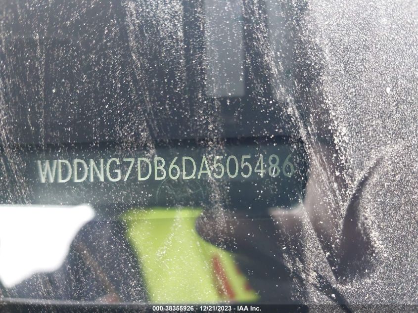 2013 MERCEDES-BENZ S 550 WDDNG7DB6DA505486