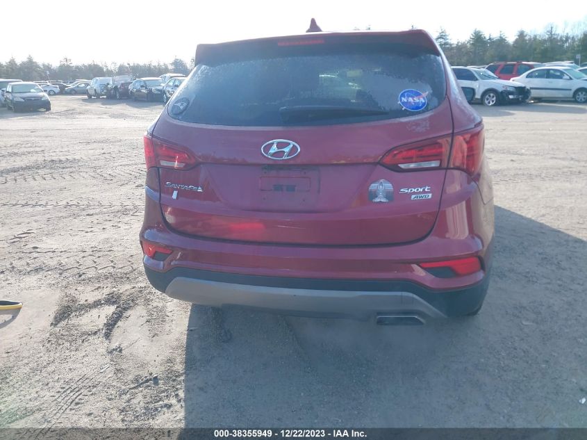 2017 HYUNDAI SANTA FE SPORT 2.4L - 5XYZTDLB3HG381982