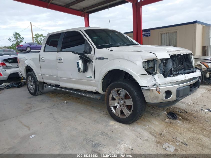 2013 FORD F-150 LARIAT - 1FTFW1CT9DKD03454