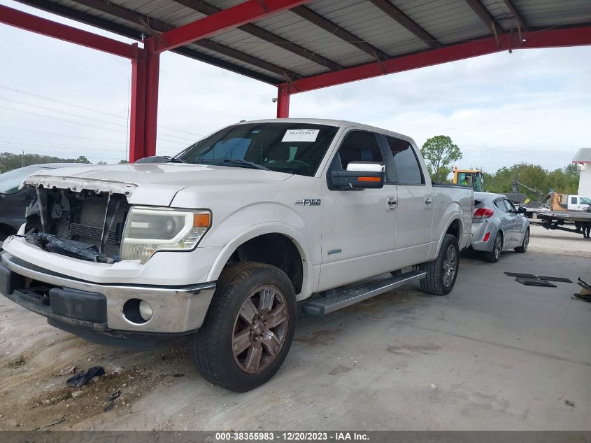 2013 FORD F-150 LARIAT - 1FTFW1CT9DKD03454