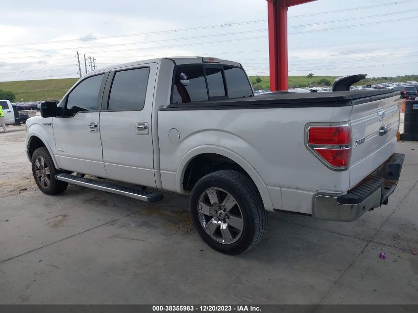 2013 FORD F-150 LARIAT - 1FTFW1CT9DKD03454