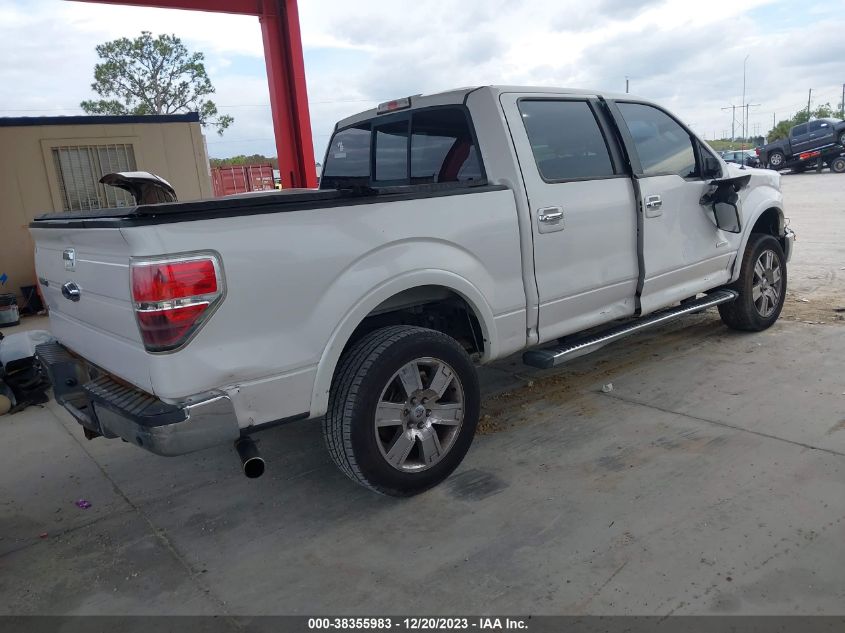 2013 FORD F-150 LARIAT - 1FTFW1CT9DKD03454