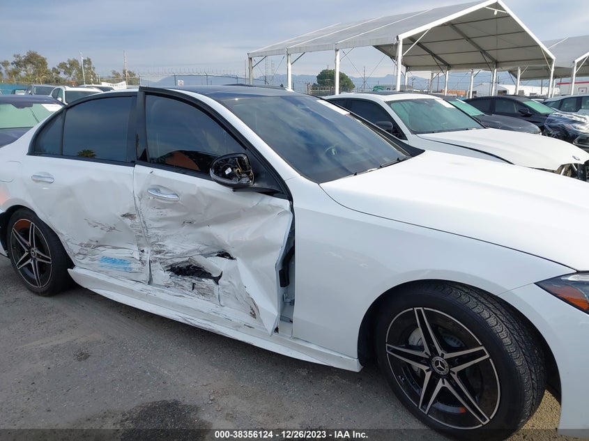 VIN W1KAF4GB8PR100036 2023 MERCEDES-BENZ C 300 SEDAN