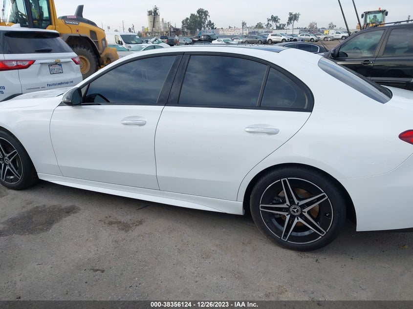 VIN W1KAF4GB8PR100036 2023 MERCEDES-BENZ C 300 SEDAN