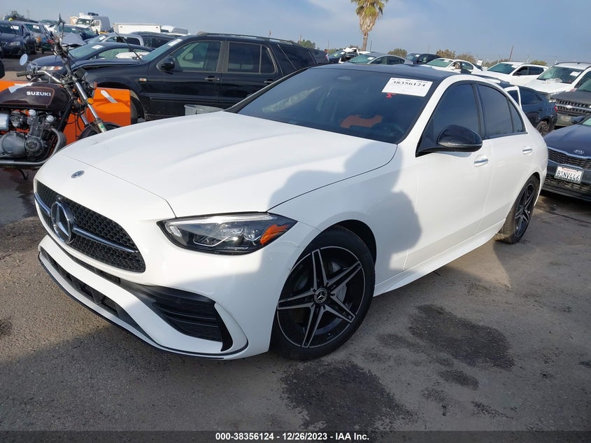VIN W1KAF4GB8PR100036 2023 MERCEDES-BENZ C 300 SEDAN