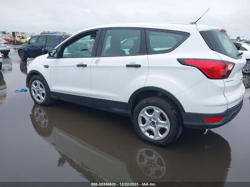 2019 FORD ESCAPE S - 1FMCU0F79KUC34750