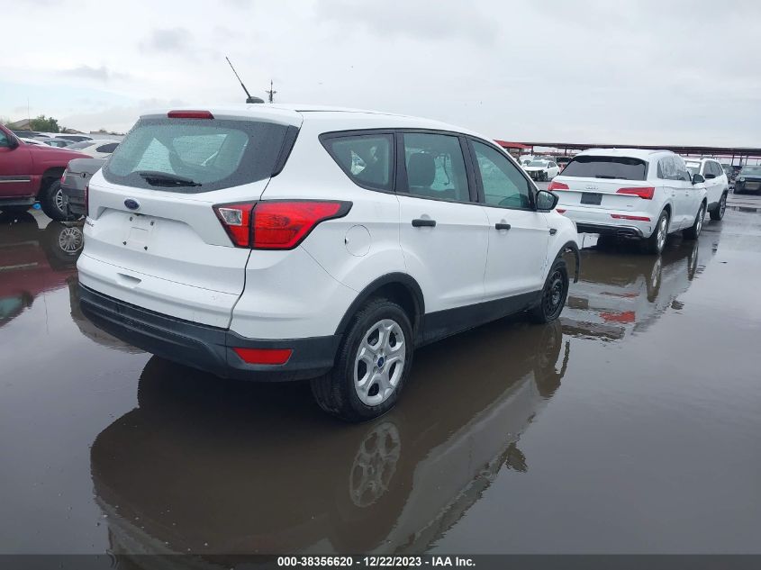 2019 FORD ESCAPE S - 1FMCU0F79KUC34750