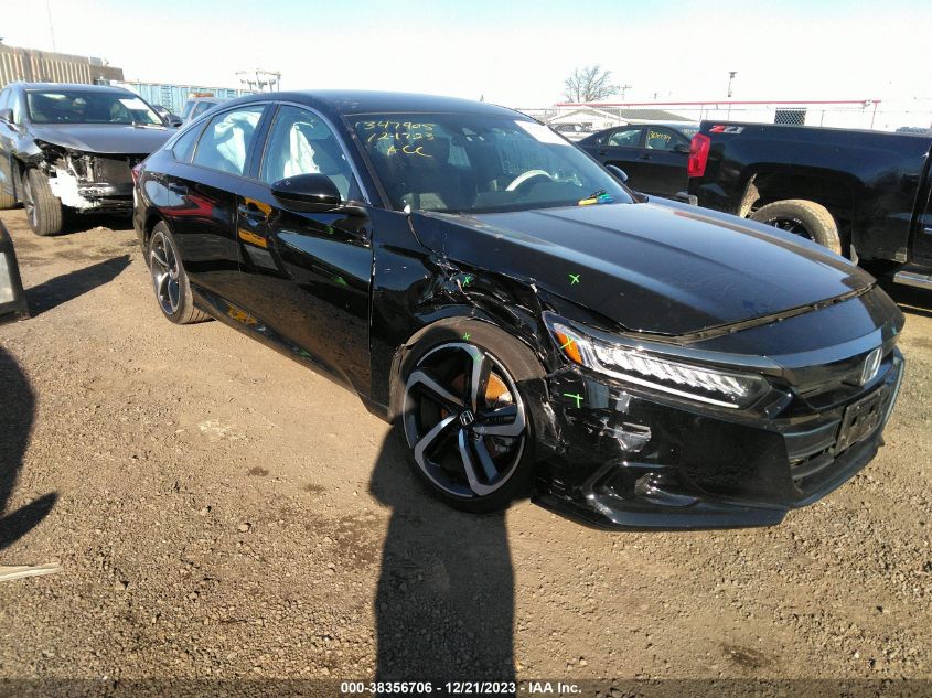 2022 HONDA ACCORD SPORT - 1HGCV1F34NA071727