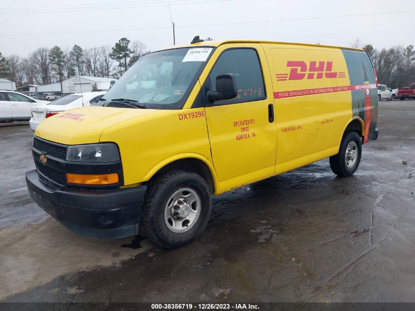 2019 CHEVROLET EXPRESS 2500 WORK VAN 1GCWGAFP2K1336682