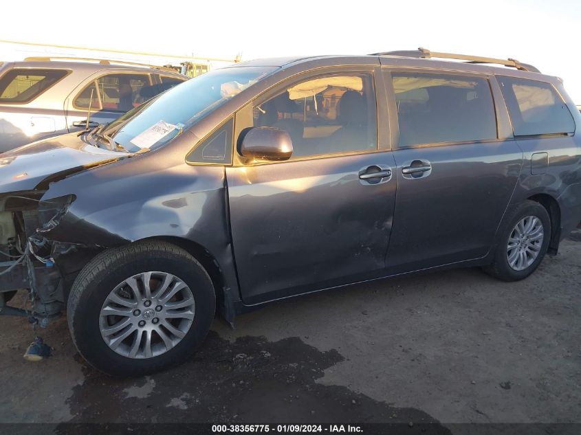 2014 TOYOTA SIENNA XLE V6 8 PASSENGER - 5TDYK3DC7ES405781