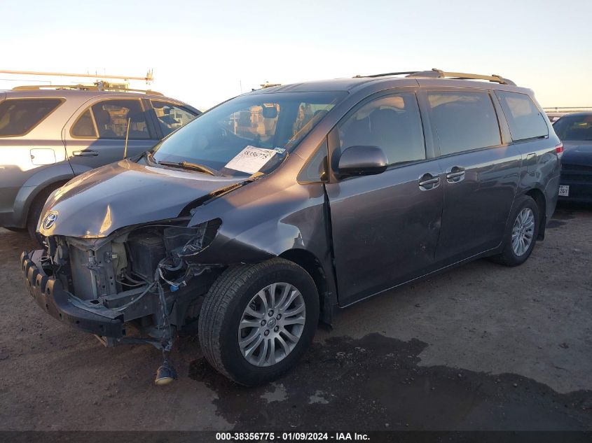 2014 TOYOTA SIENNA XLE V6 8 PASSENGER - 5TDYK3DC7ES405781