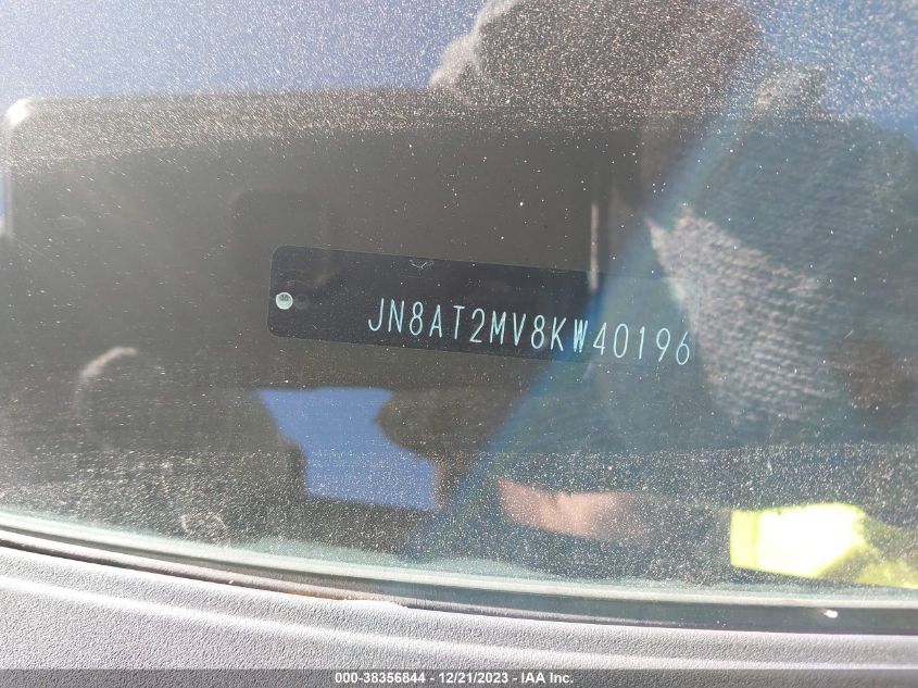 2019 NISSAN ROGUE S/SV - JN8AT2MV8KW401961