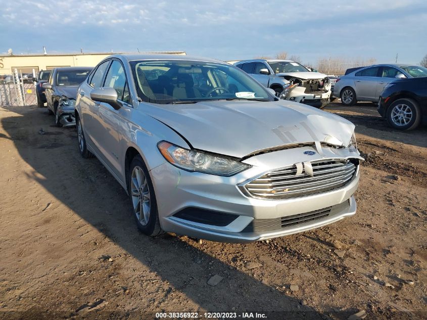 3FA6P0LUXHR384939 FORD FUSION HYBRID SE HYBRID 2017
