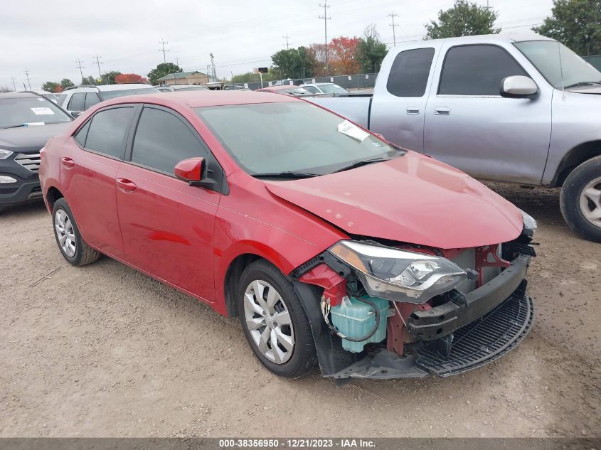 2015 TOYOTA COROLLA LE - 5YFBURHE7FP259326