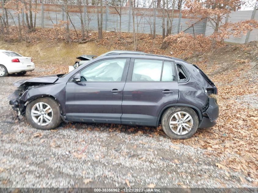 2016 VOLKSWAGEN TIGUAN S/SE/SEL/R-LINE - WVGAV7AX6GW554169