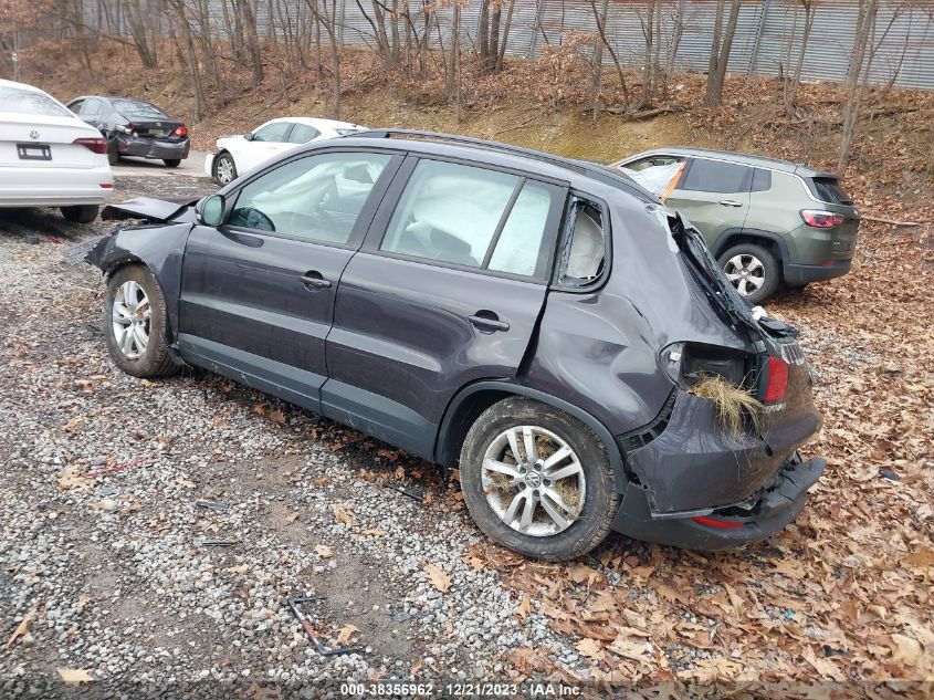 2016 VOLKSWAGEN TIGUAN S/SE/SEL/R-LINE - WVGAV7AX6GW554169