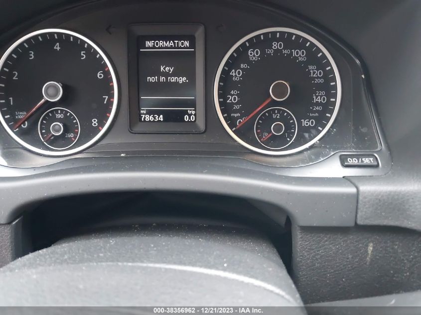 2016 VOLKSWAGEN TIGUAN S/SE/SEL/R-LINE - WVGAV7AX6GW554169