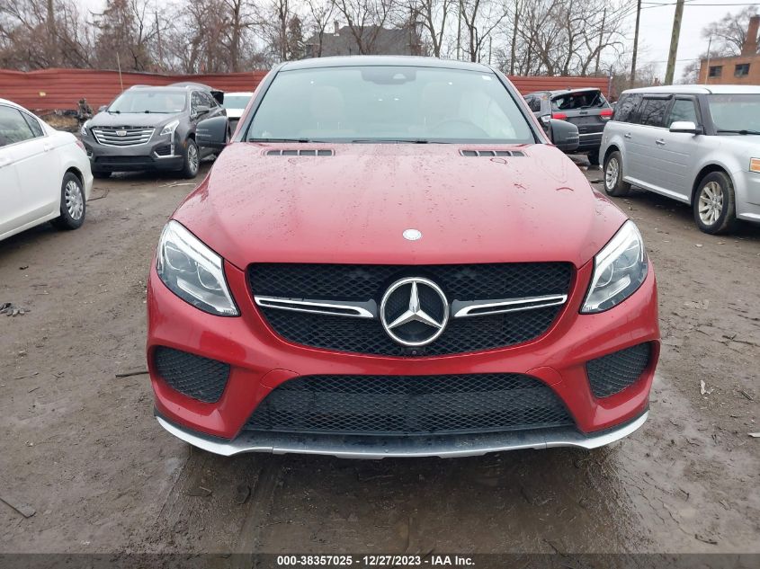 2016 MERCEDES-BENZ GLE 450 AMG COUPE 4MATIC 4JGED6EB8GA043430