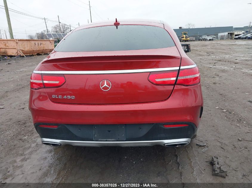 2016 MERCEDES-BENZ GLE 450 AMG COUPE 4MATIC 4JGED6EB8GA043430