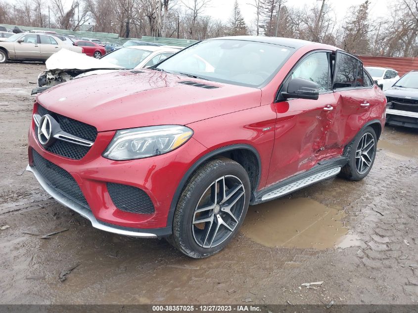 2016 MERCEDES-BENZ GLE 450 AMG COUPE 4MATIC 4JGED6EB8GA043430