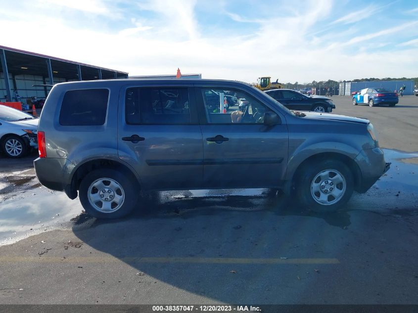 2015 HONDA PILOT LX - 5FNYF4H20FB015073