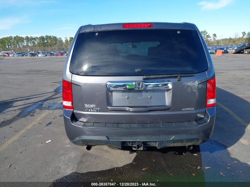 2015 HONDA PILOT LX - 5FNYF4H20FB015073