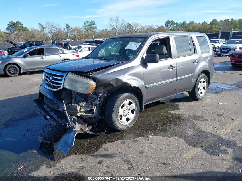2015 HONDA PILOT LX - 5FNYF4H20FB015073