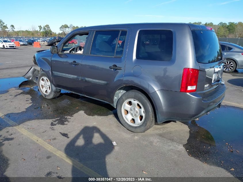 2015 HONDA PILOT LX - 5FNYF4H20FB015073