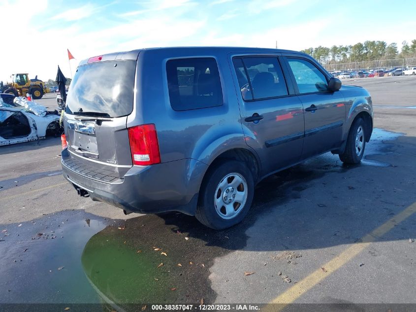 2015 HONDA PILOT LX - 5FNYF4H20FB015073