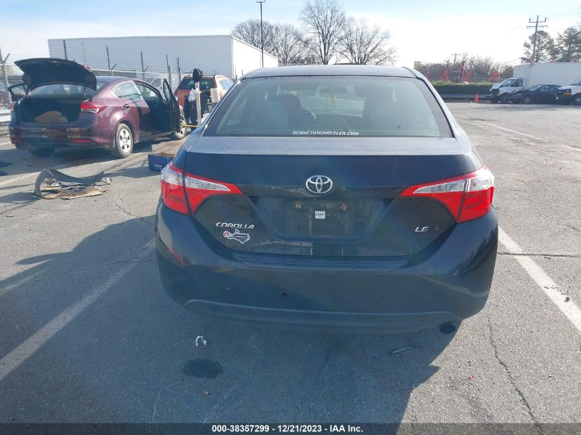2015 TOYOTA COROLLA L/LE/LE PLS/PRM/S/S PLS - 2T1BURHE2FC317827