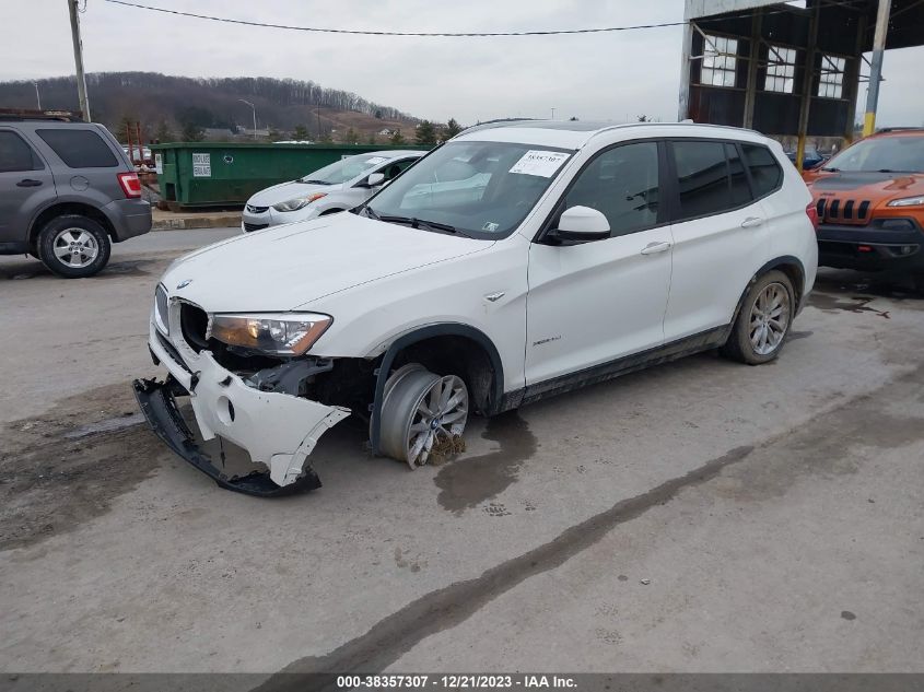 2015 BMW X3 XDRIVE28D - 5UXWY3C56F0E95472